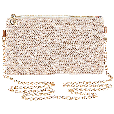 Woven Grass Shoulder Bags AJEW-WH20020-591C-1