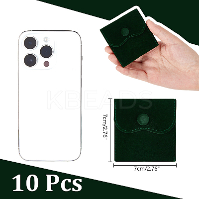 10Pcs Velvet Jewelry Pouches AJEW-NB0005-66I-1