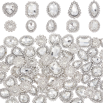 100Pcs Sew on Rhinestone GLAA-CY0001-01A-1