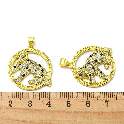 Real 18K Gold Plated Brass Pendants KK-L209-024G-1
