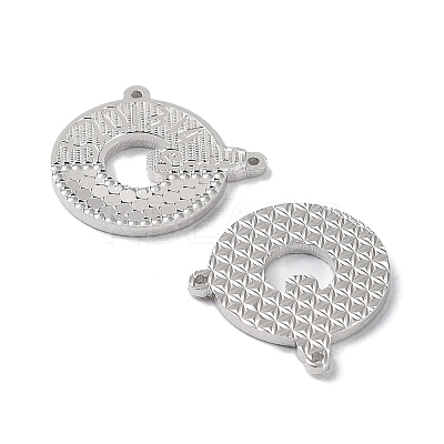 Rhodium Plated 925 Sterling Silver Charms STER-C003-21P-1