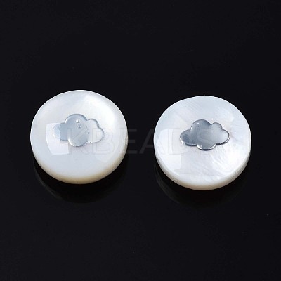 Natural Freshwater Shell Beads SHEL-N003-22-07P-1