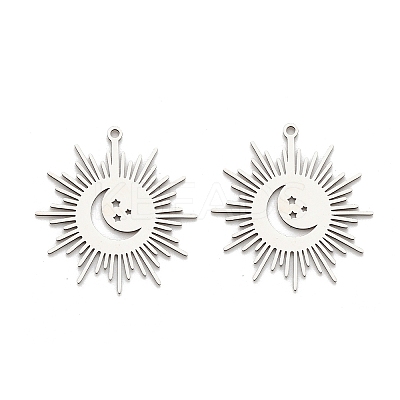 201 Stainless Steel Pendants STAS-Z162-10P-1