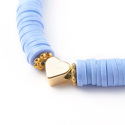 Polymer Clay Heishi Beaded Mobile Straps HJEW-JM00464-03-1