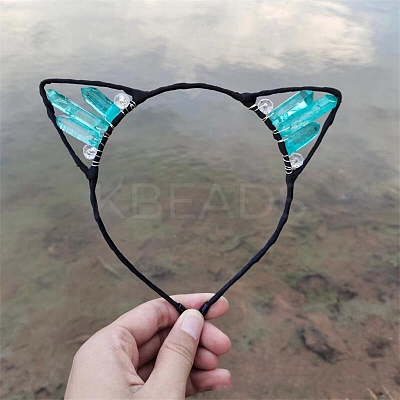 Natural Quartz Hair Bands PW-WG22359-12-1