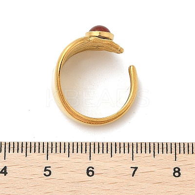 Natural Gemstone Finger Rings RJEW-K290-10G-1