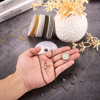 DIY Chain Necklace Making Kit DIY-BT0001-39-1