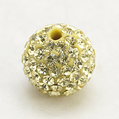 Polymer Clay Rhinestone Beads LS-X-RB-C1438-10mm-A13-1