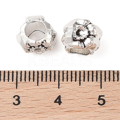 Tibetan Style Alloy European Beads FIND-C060-005AS-1