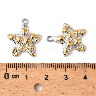 304 Stainless Steel Pendants X-STAS-Z145-02GP-02-1