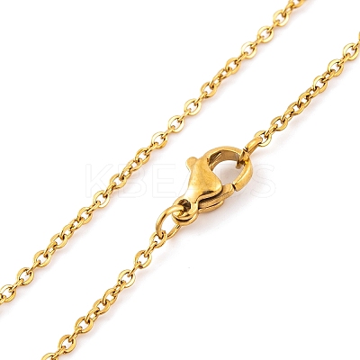 Valentine's Day 2Pcs Alloy Enamel Magnetic Heart Pendant Necklaces NJEW-P305-01G-1