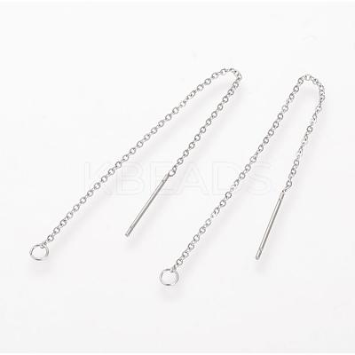 Tarnish Resistant 304 Stainless Steel Earring Findings STAS-S070-1
