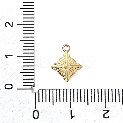 304 Stainless Steel Pendant Cabochon Settings STAS-H233-29G-1