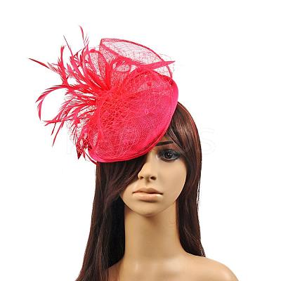 Wholesale Elegant Deep Pink Fascinators UK for Weddings - KBeads.com