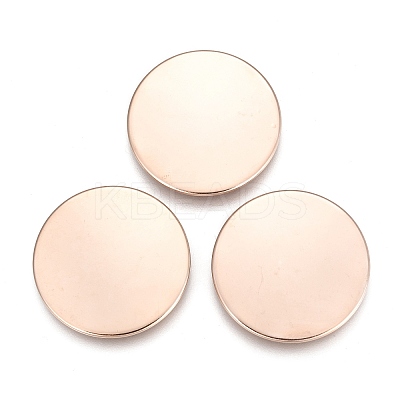 304 Stainless Steel Plain Edge Bezel Cups LS-STAS-E460-10RG-25MM-1