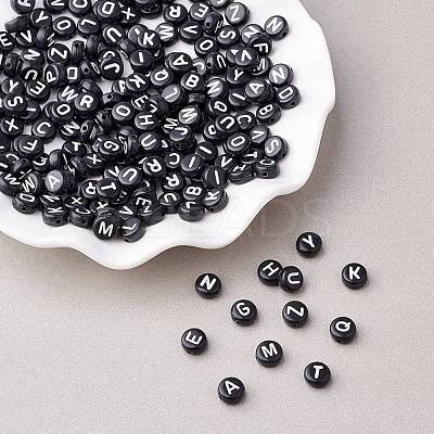 288G 26 Style Black Acrylic Beads SACR-X0015-17-1