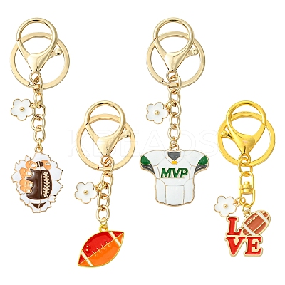Alloy Enamel Keychain KEYC-FZ00025-4-1