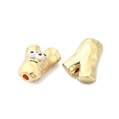 Rack Plating Alloy Enamel Beads PALLOY-Z004-04G-1