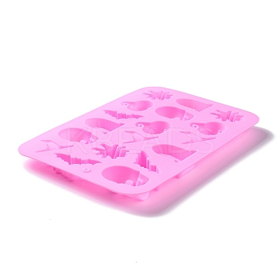 Halloween Theme Tombstone/Skull/Bat Cake Decoration Food Grade Silicone Molds LS-DIY-E067-04-1