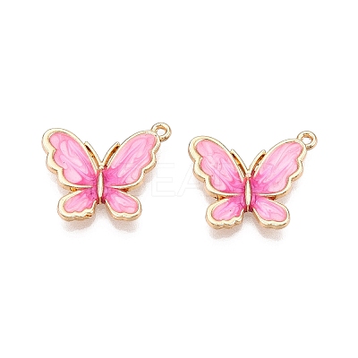 Rack Plating Alloy Enamel Pendants LS-ENAM-N056-364KCG-02-1