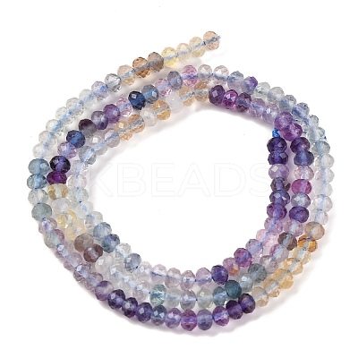 Natural Fluorite Beads Strands X-G-F770-D08-03-1
