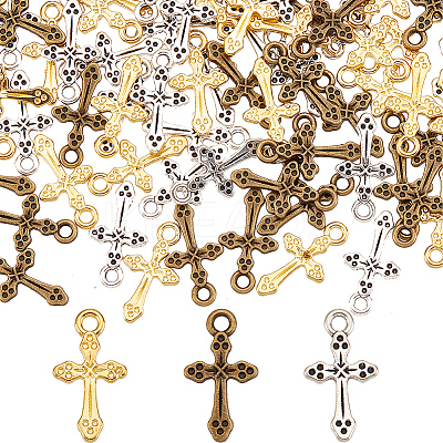 120Pcs 3 Style Alloy Pendants FIND-SC0004-86-1