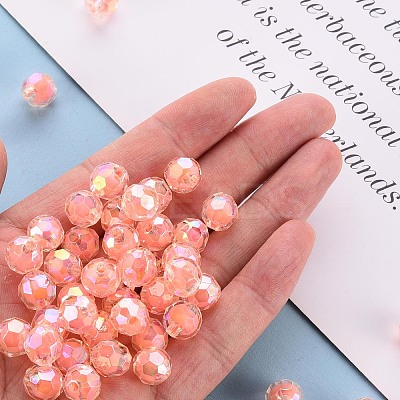 Transparent Acrylic Beads LS-TACR-S152-04B-SS2109-1