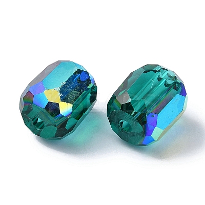 AB Color Plated Glass Beads GLAA-F108-12B-07-1