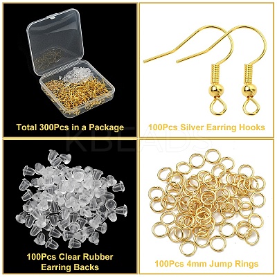 DIY Earring Making Finding Kit DIY-YW0011-83G-1