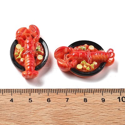 Cute Mini Food Series Resin Cabochons CRES-I038-01G-1