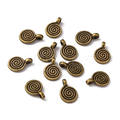 Tibetan Style Alloy Charms MLF0339Y-NF-1