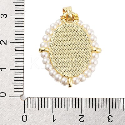 Rack Plating Brass Enamel Pendants KK-C056-07G-05-1