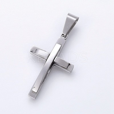 Tarnish Resistant 304 Stainless Steel Pendants STAS-H459-18P-1