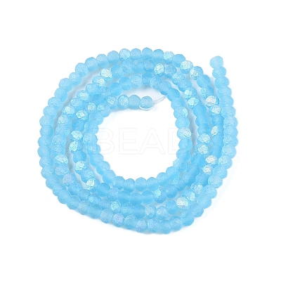 Transparent Glass Beads Strands LS-EGLA-A044-T2mm-MB08-1