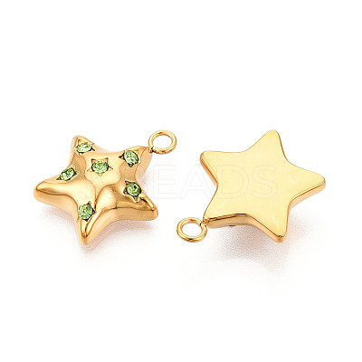 Ion Plating(IP) 304 Stainless Steel Pendants STAS-N112-19G-1