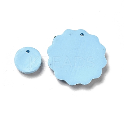 Handmade Polymer Clay Pendants Sets CLAY-B003-08-1