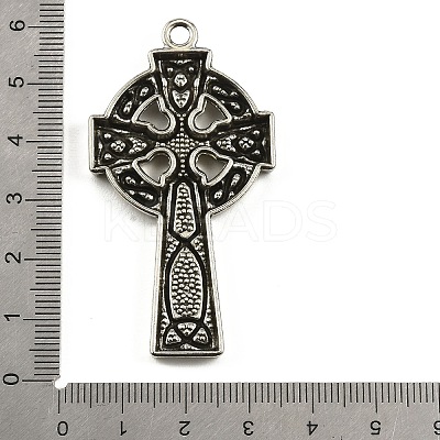 Tibetan Style Alloy Pendants PALLOY-A027-01AS-1
