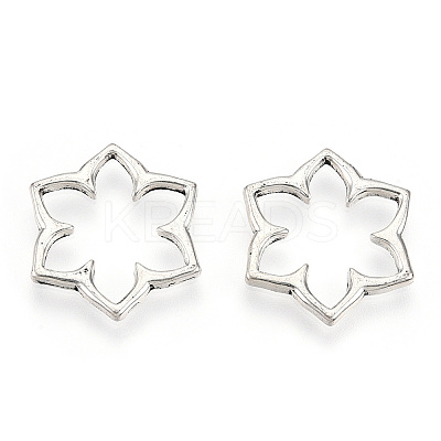 Tibetan Style Alloy Linking Rings PALLOY-T075-210AS-1