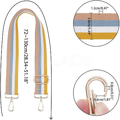 Adjustable Canvas Bag Handles FIND-WH0053-49KCG-A-1