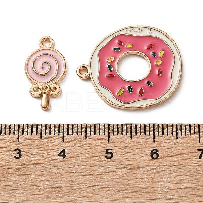 Alloy Enamel Pendants FIND-C085-04A-G-1