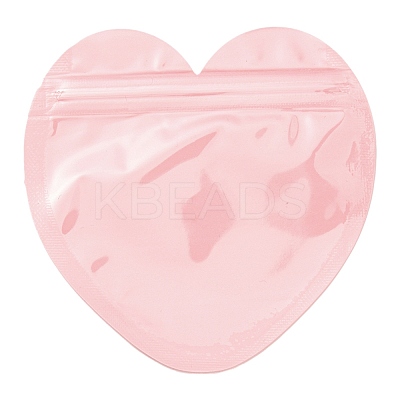 Heart Shaped Plastic Packaging Yin-yang Resealable Bags OPP-D003-02B-1
