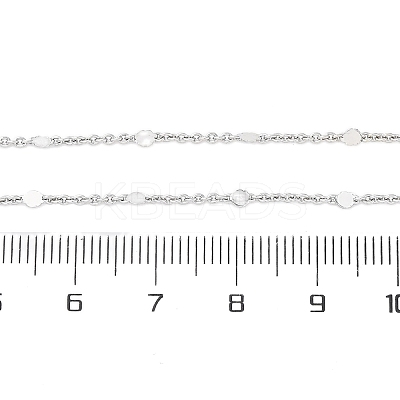 1MM Brass Cable Chain Necklace for Women Men KK-P302-02P-1