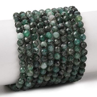 Natural Emerald Beads Strands G-T141-63B-1
