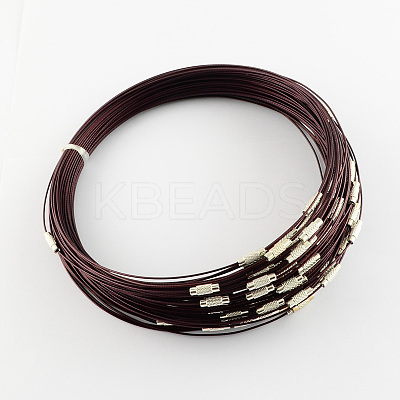 Steel Wire Bracelet Cord DIY Jewelry Making TWIR-R004-16-1