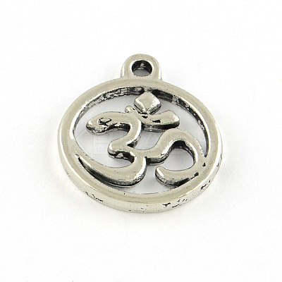 Tibetan Style Alloy Pendants TIBEP-S293-021AS-LF-1
