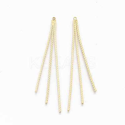 Brass Chain Tassel Big Pendants LS-KK-Q762-002G-NF-1