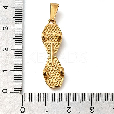 Ion Plating(IP) 304 Stainless Steel Pendants STAS-Z113-18G-1