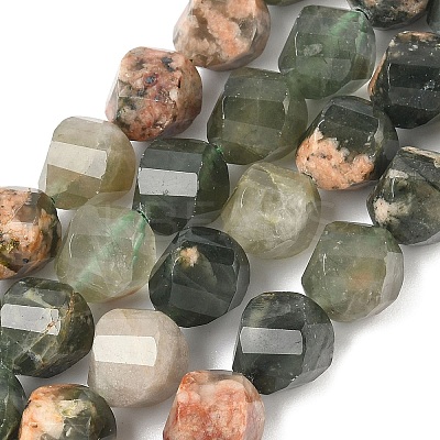 Natural Green Opal Beads Strands G-C267-B05-1