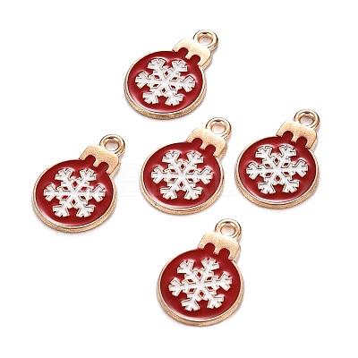 Christmas Alloy Enamel Pendants LS-X-ENAM-D047-17G-03-1