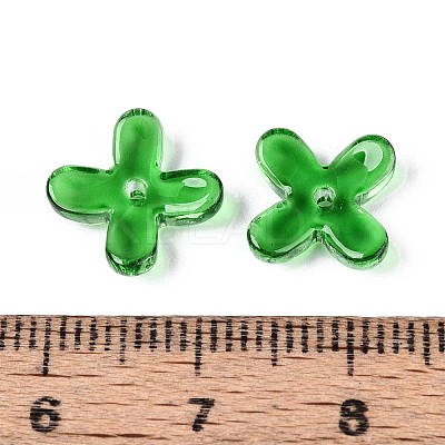 Transparent Glass Bead Caps GLAA-N060-01-1